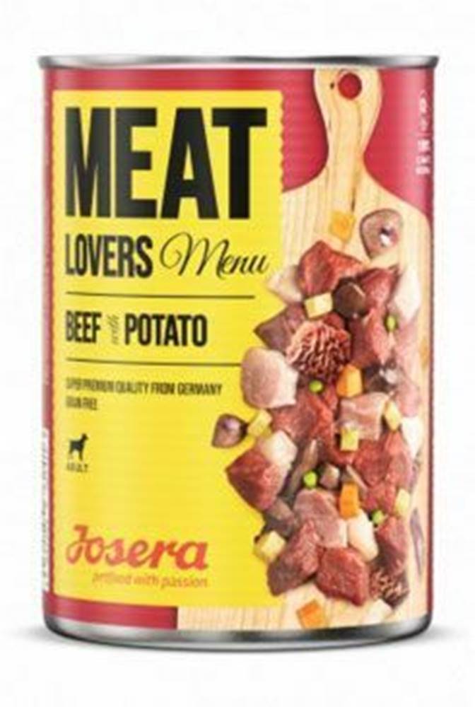 Josera Josera Dog cons.Meat Lovers Menu Hovädzie mäso so zemiakmi 400g