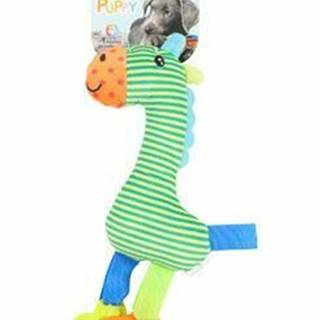 Hračka pre psa PUPPY Rio Žirafa plyšová zelená Zolux
