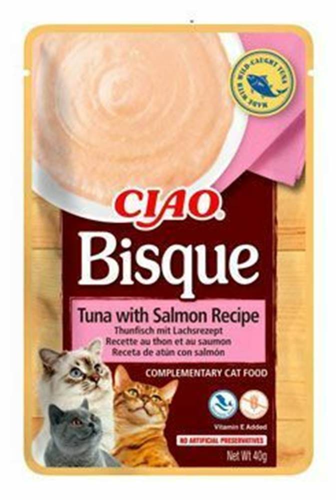 Churu Churu Cat CIAO Bisque Tuniak s lososom Recept 40g