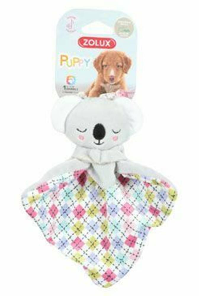 Zolux Hračka pes PUPPY Tiny Doudou plyšová sivá Zolux