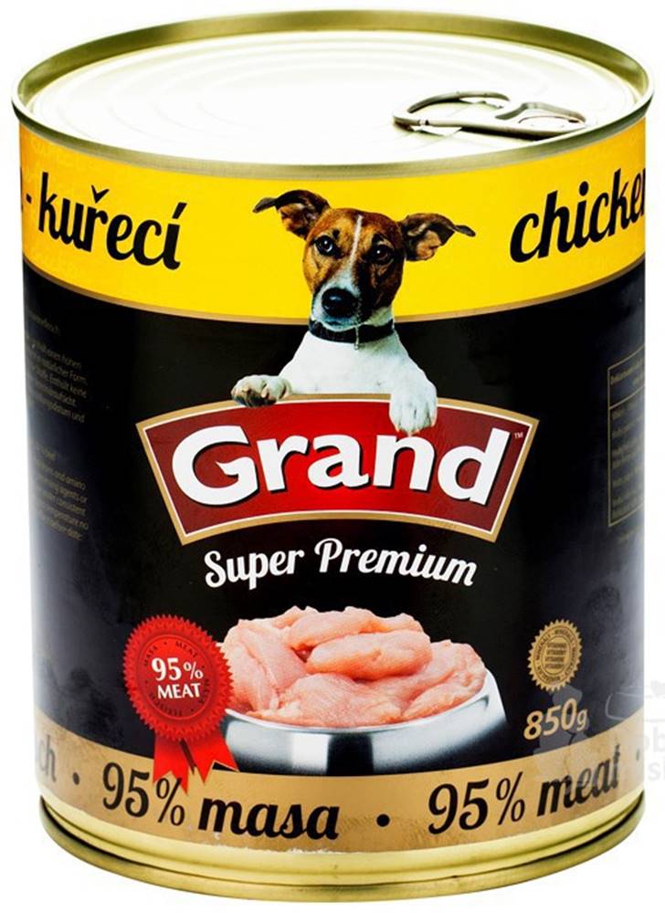 Grand GRAND konz. Superpremium pes hydinový 850g