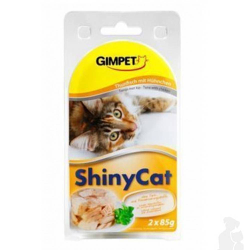 Gimpet Gimpet cat cons. ShinyCat tuniak/kuracie mäso 2x70g