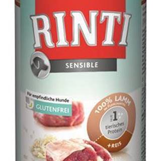Rinti Dog konzerva Sensible jahňacie+ryža 400g