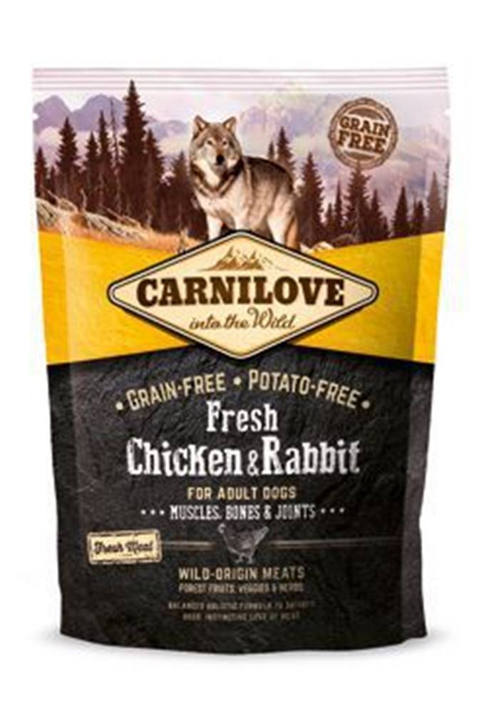 Carnilove Carnilove Dog Fresh Chicken & Rabbit for Adult 1.5kg