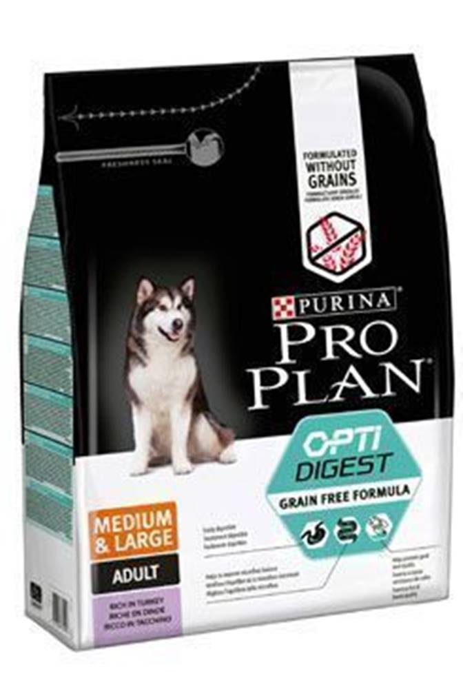 Proplan ProPlan Dog Medium OptiDigest GrainFr moriek 2,5kg