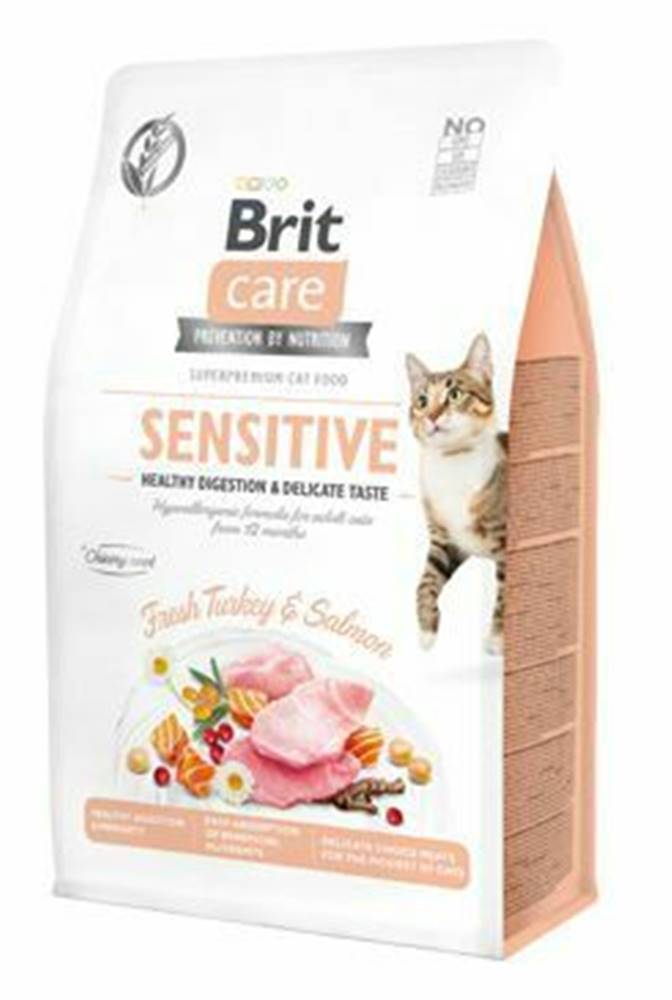 Brit Care Brit Care Cat GF Sensit. Heal.Digest&Delic.Taste 0,4kg