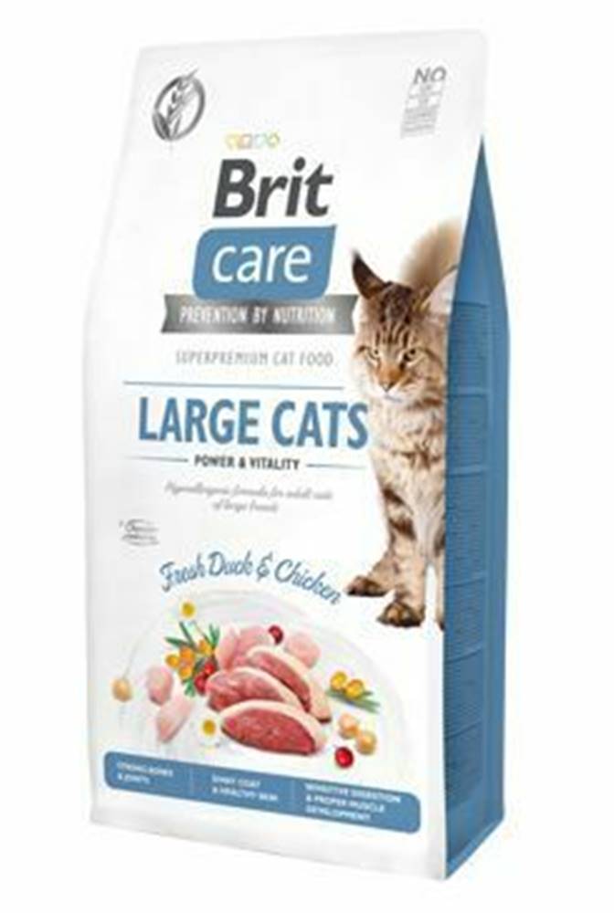 Brit Care Brit Care Cat GF Veľké mačky Power&Vitality 7kg