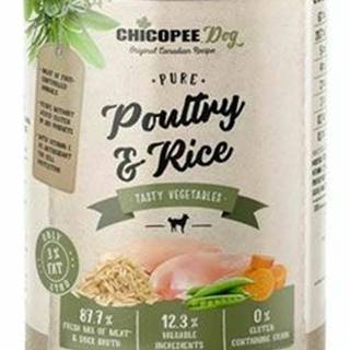 Chicopee Dog Cons. Pure Poultry&Rice 400g
