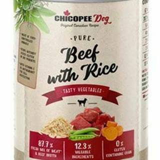 Chicopee Dog konz. Pure Beef with Rice 400g