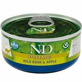 N&D CAT PRIME Adult Boar & Apple 70g
