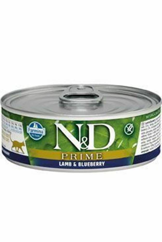 N&D (Farmina Pet Foods) N&D CAT PRIME Adult Lamb & Blueberry 70g