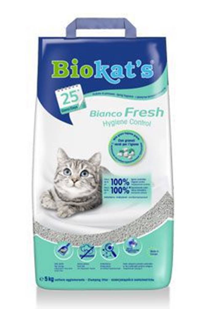 Biokat ´s Podestýlka Biokat's Bianco Fresh Control 5kg