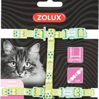 Postroj pre mačky ETHNIC nylon zelený Zolux