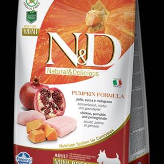 N&D GF Pumpkin DOG Adult Mini Chicken&Pomegranat 2,5kg