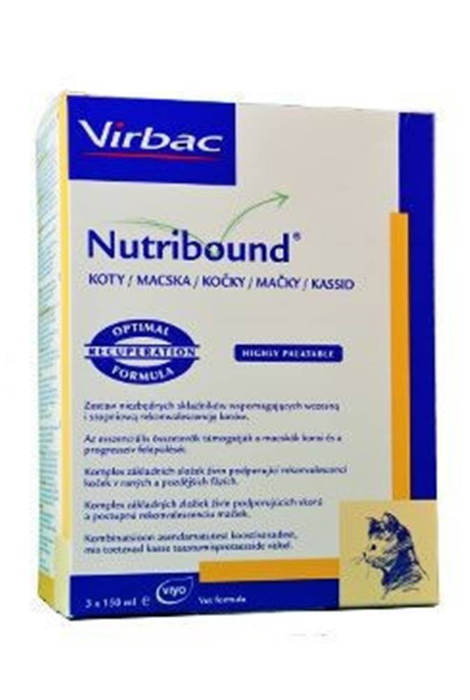 Virbac Nutribound Cat 3x150ml