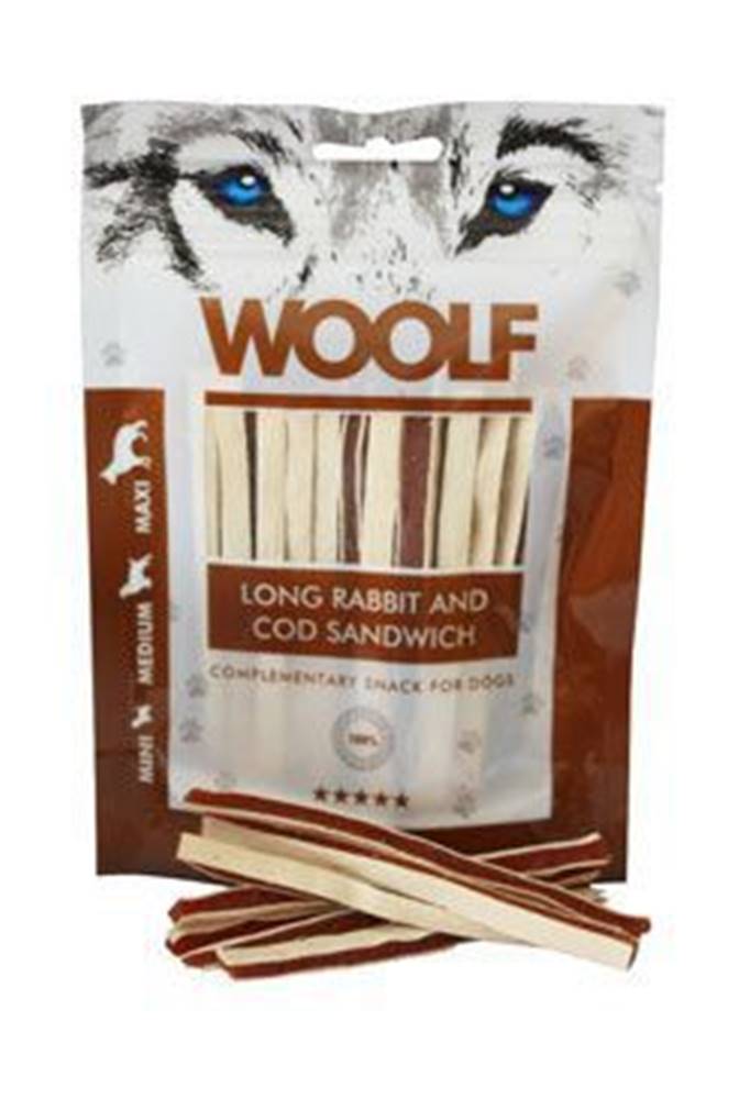 Woolf WOOLF mäkký sendvič s králičím mäsom LONG 100g