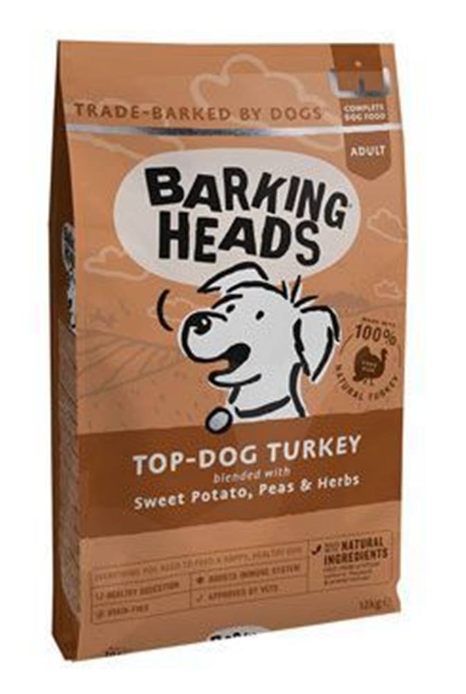 Barking heads BARKING HEADS Top Dog Turkey 12kg