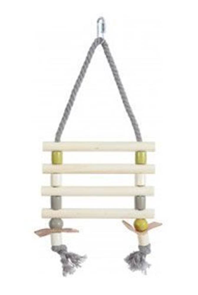 Zolux Lanový rebrík pre vtáky drevené priečky 31cm Zolux