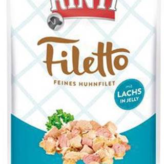 Rinti Dog kapsai Filetto kuracie mäso + losos v želé 100g