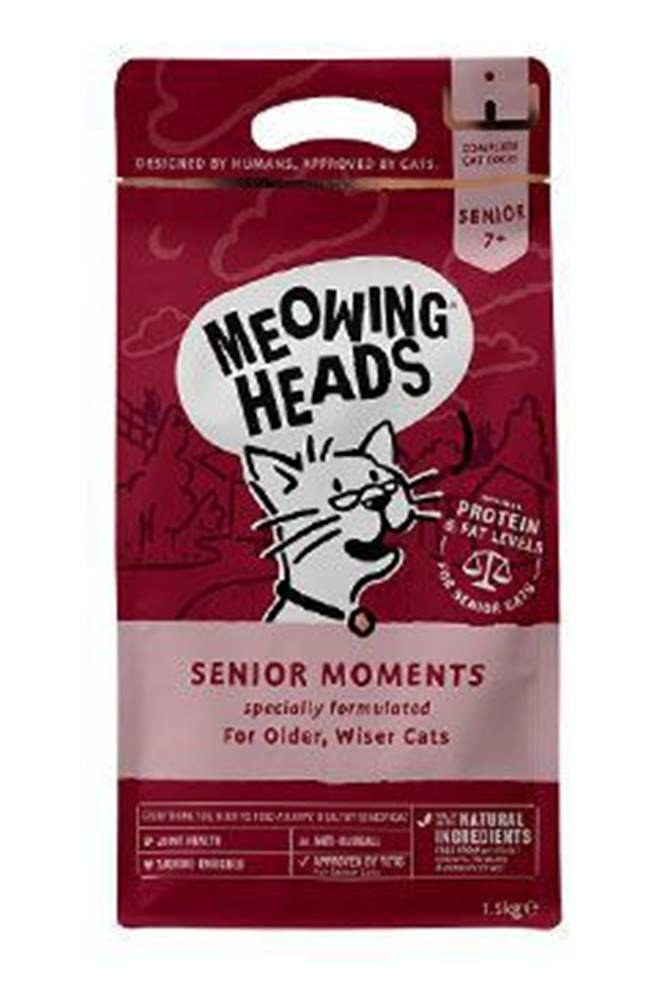Meowing Heads MEOWING HEADS Senior Moments NEW 1,5kg
