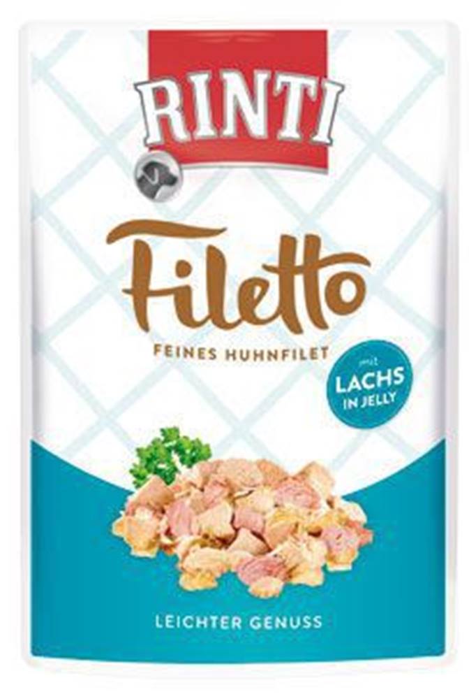 Rinti Rinti Dog kapsai Filetto kuracie mäso + losos v želé 100g