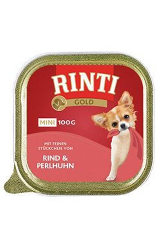 Rinti Rinti Dog vanička Gold Mini hovädzie+perla 100g