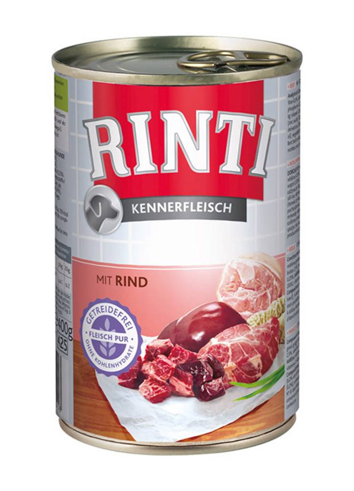 Rinti Rinti Dog konzerva s hovädzím mäsom 400g