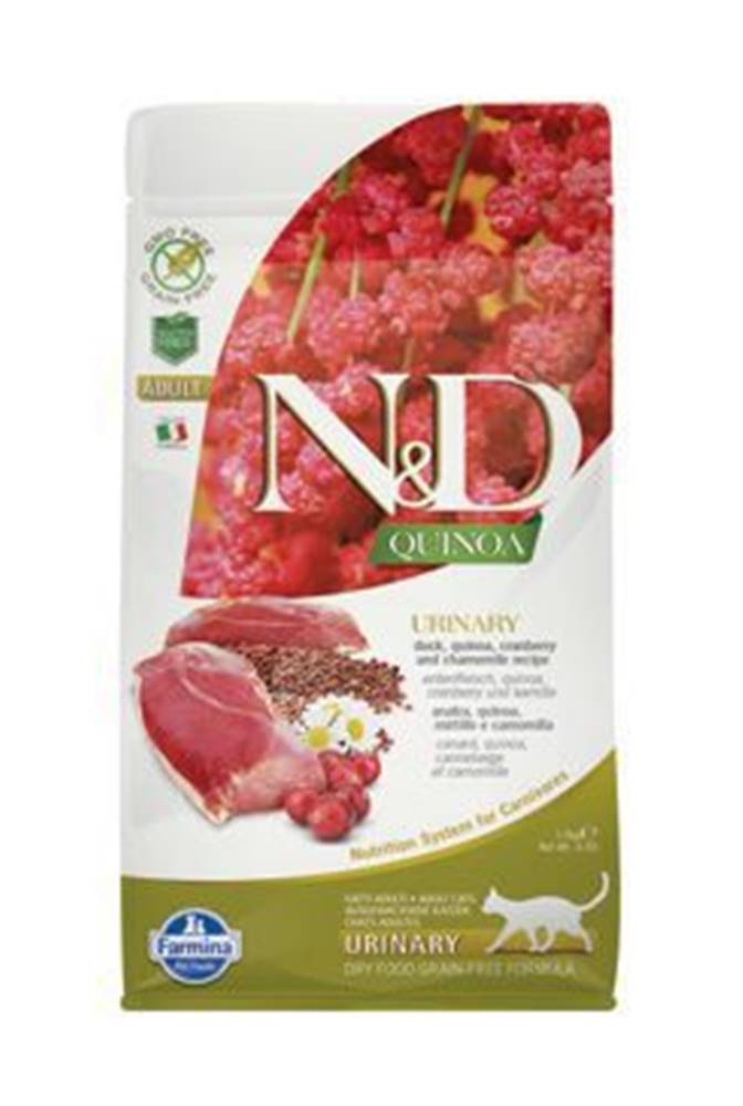 N&D N&D Quinoa CAT Urinary Duck & Cranberry 1,5kg
