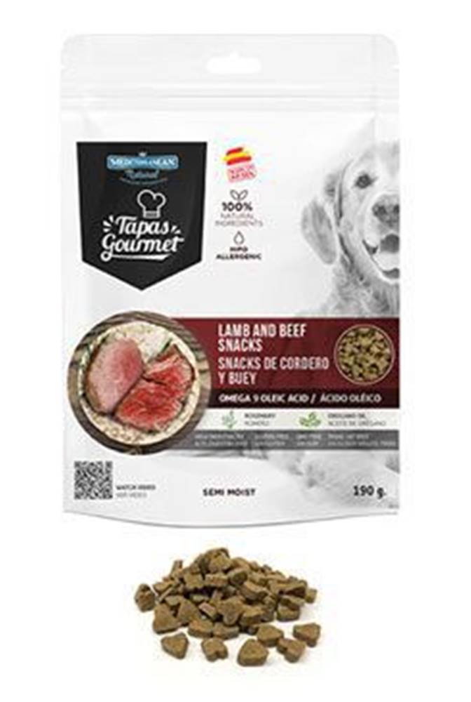 Ostatní Tapas Gourmet Snack for dog Lamb and Beef 190g