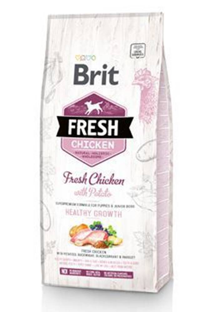 Brit Brit Dog Fresh Chicken&Potato Puppy HealthyGrowth2,5kg