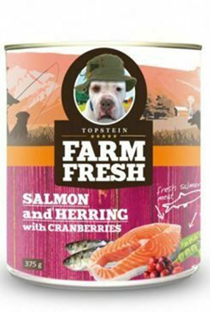 Farm Fresh Farm Fresh Dog Salmon&Herring+Cranberries konzer 375g