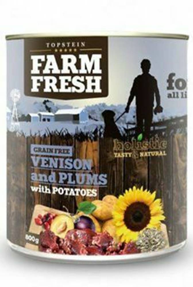 Farm Fresh Farm Fresh Dog Venision&Plums+Potatoes konzerva 800g