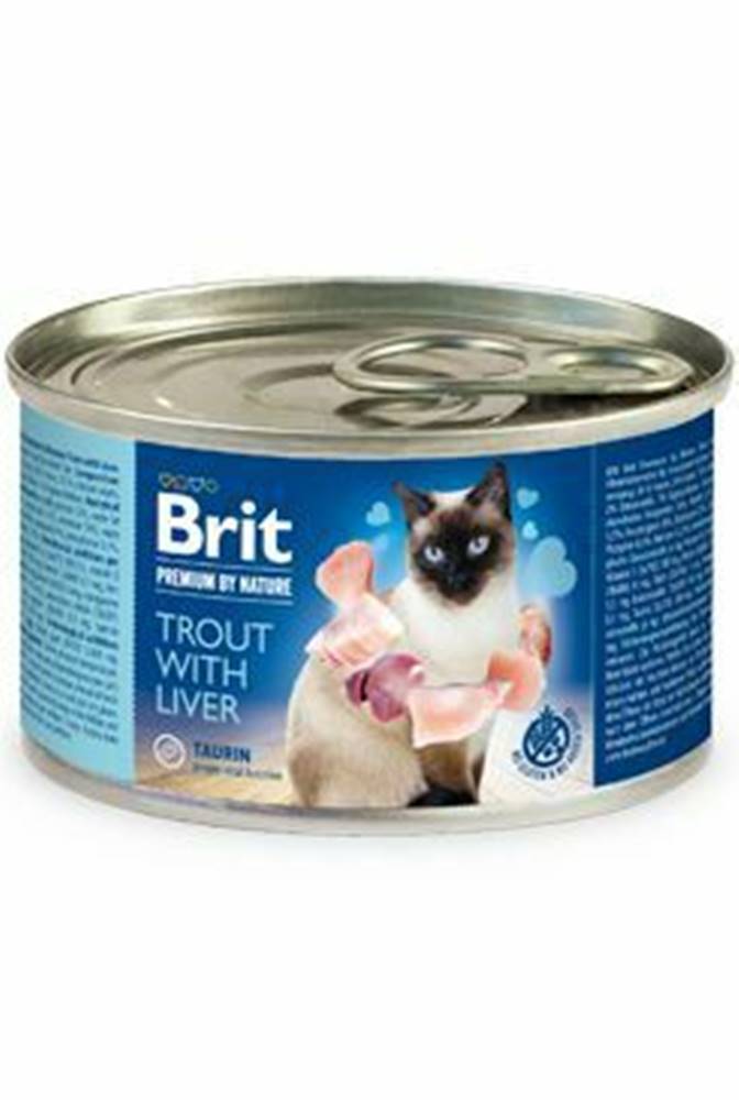 Brit Premium Brit Premium Cat by Nature konz Trout&Liver 200g