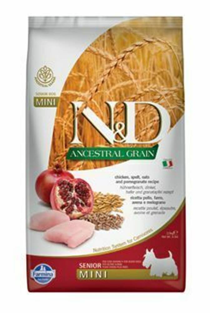 N&D (Farmina Pet Foods) N&D LG DOG Senior Mini Chicken & Pomegranate 2,5kg